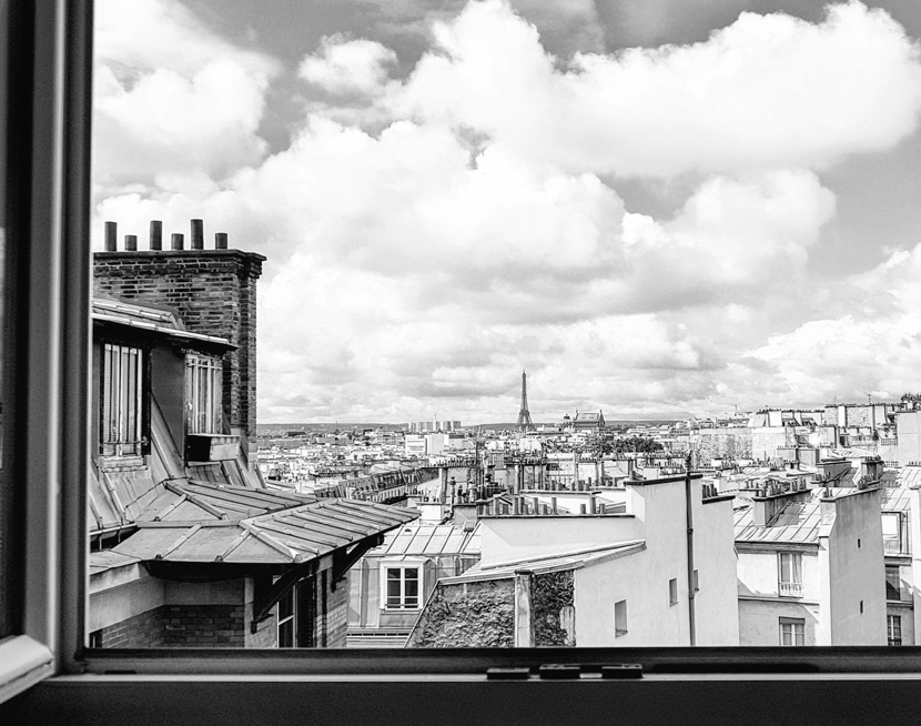 vue de la tour eiffel